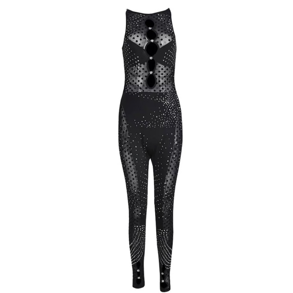 Rhinestone Jumpsuit - Picture 3 of 4